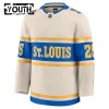 Jordan Maillot de Hockey St. Louis Blues Fanatics Premium NHL Kyrou 2024-25 Blanc Winter Classic - Enfant